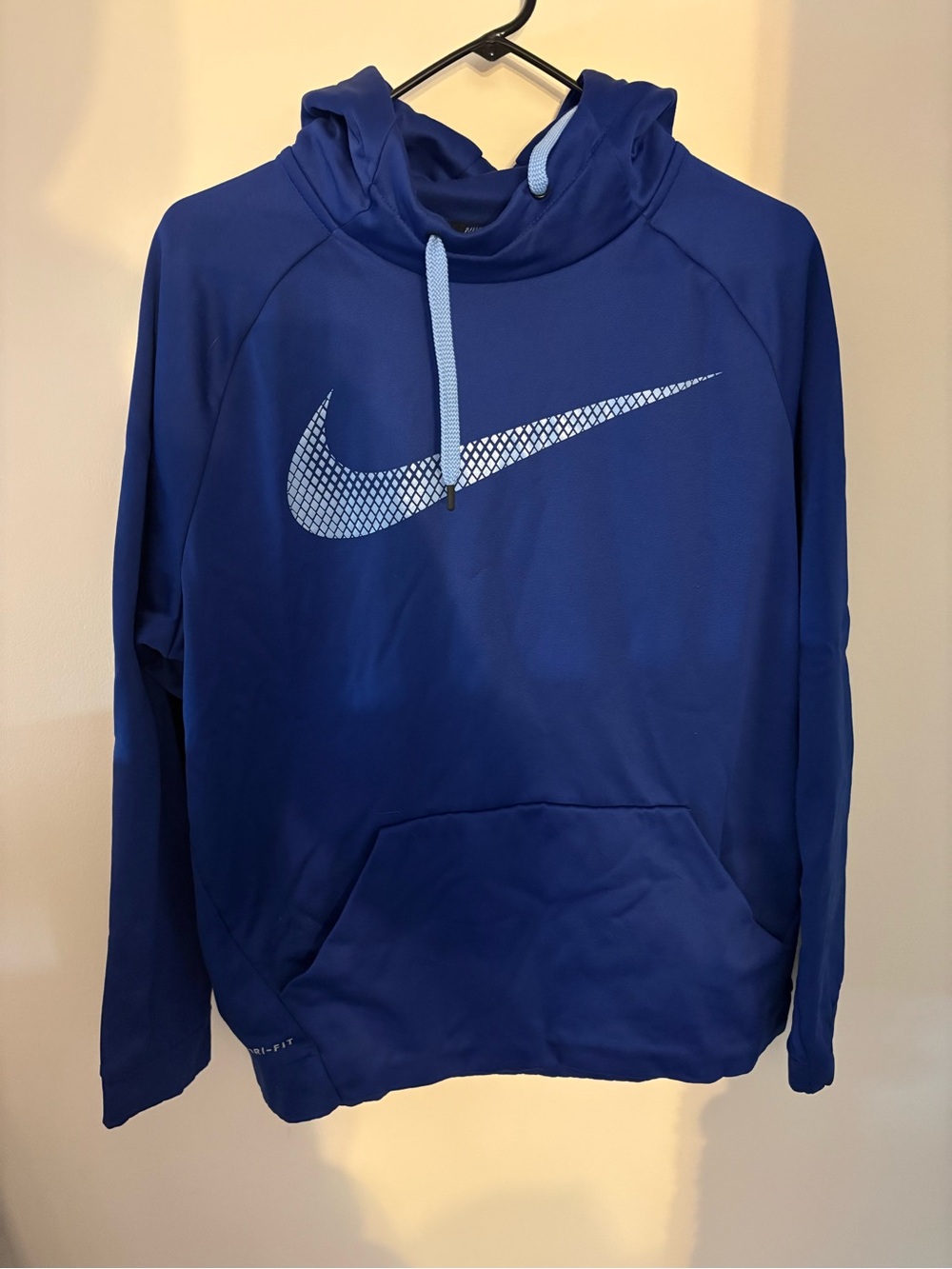 Nike Dri-FIT Men’s Pullover Hoodie Blue Size Large